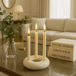 3’lü Şamdanlık | Zarif, Dayanıklı ve El Yapımı